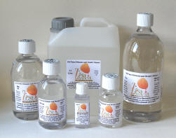 zest-it oil paint diluant and brush cleaner product range